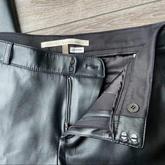 Rachel  Rachel Roy Faux-Leather Ankle Pants - Picture 8 of 15